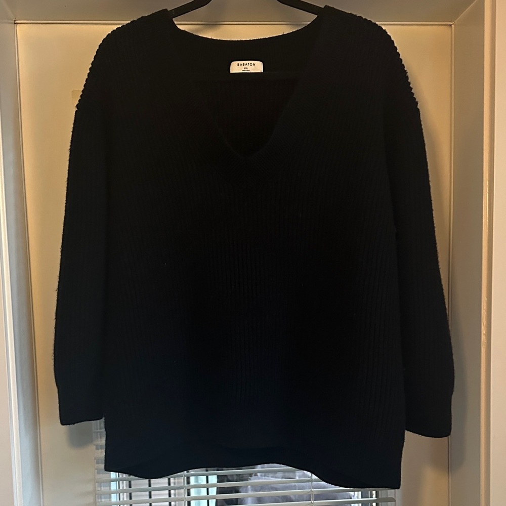 Babaton Classic Black Knit Sweater